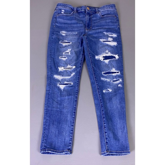 American Eagle Outfitters Denim - American Eagle Hi-Rise Jegging Jeans Women's 12 Regular Crop‎ Blue Super Stretch